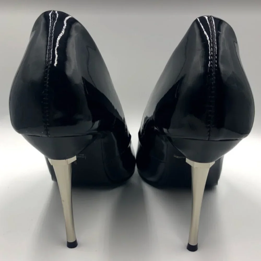 Highest Heel Collection Women's Black Patent Pump